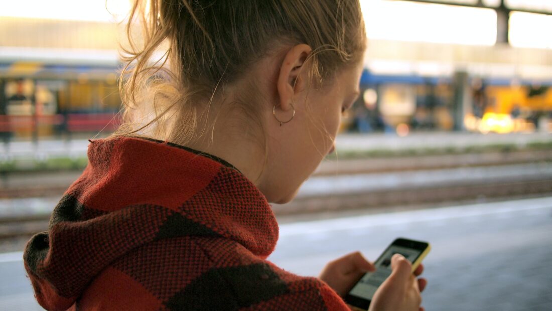 Young woman on cell phone